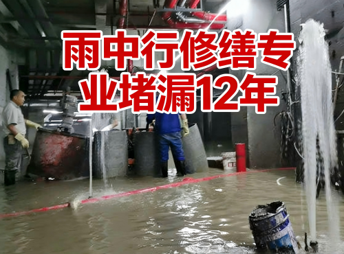 景德镇地下室防水堵漏案例